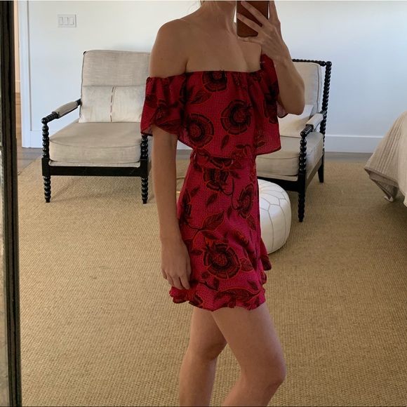 Pink and red floral set - Picture 4 of 5